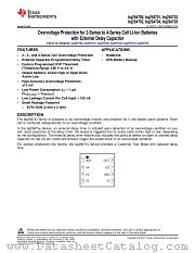 BQ294703 datasheet pdf Texas Instruments