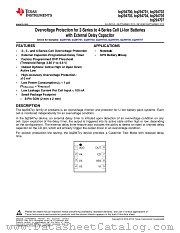 BQ294707 datasheet pdf Texas Instruments
