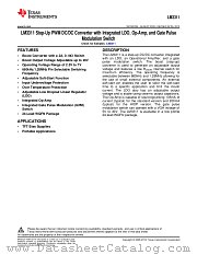 LM3311 datasheet pdf Texas Instruments