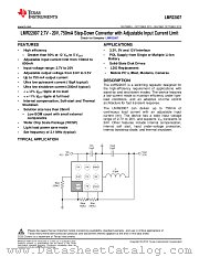 LMR22007 datasheet pdf Texas Instruments