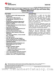 SCAN12100 datasheet pdf Texas Instruments