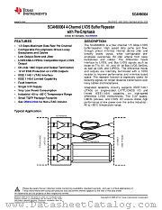 SCAN90004 datasheet pdf Texas Instruments