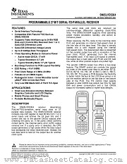 SN65LVDS304 datasheet pdf Texas Instruments