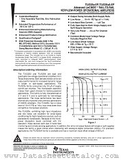 TLV2252-EP datasheet pdf Texas Instruments