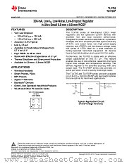 TLV70512 datasheet pdf Texas Instruments