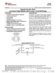 TLV7162828P datasheet pdf Texas Instruments