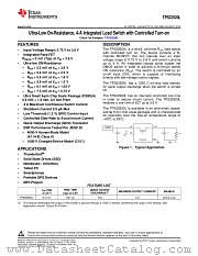 TPS22920L datasheet pdf Texas Instruments
