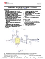 TPS40490 datasheet pdf Texas Instruments