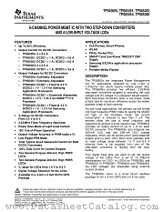 TPS65051 datasheet pdf Texas Instruments