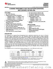 TPS650531 datasheet pdf Texas Instruments