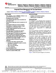 TPS65910A datasheet pdf Texas Instruments