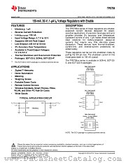 TPS70915 datasheet pdf Texas Instruments