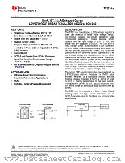 TPS71401 datasheet pdf Texas Instruments