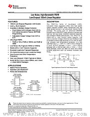 TPS71701 datasheet pdf Texas Instruments