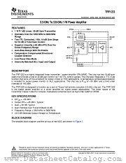 TRF1223 datasheet pdf Texas Instruments