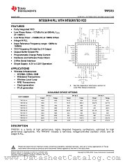 TRF3761-D datasheet pdf Texas Instruments
