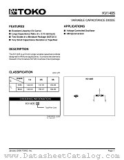 KV1405F02 datasheet pdf TOKO