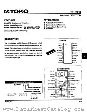 TK10930VCTR datasheet pdf TOKO