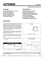 TK11031MTL/31C datasheet pdf TOKO