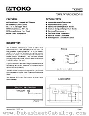 TK11032 datasheet pdf TOKO