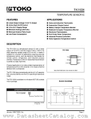 TK11034MTL/34C datasheet pdf TOKO