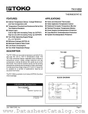 TK11052M datasheet pdf TOKO