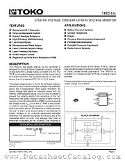TK65130MTL/30M datasheet pdf TOKO