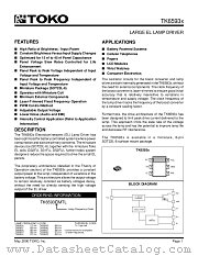 TK65931MTL/C1 datasheet pdf TOKO