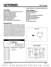 TK71540ASCL/40 datasheet pdf TOKO