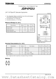 JDP4P02U datasheet pdf TOSHIBA