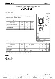 JDH2S01T datasheet pdf TOSHIBA