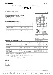 1SV242 datasheet pdf TOSHIBA