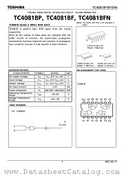 TC4081BFN datasheet pdf TOSHIBA