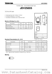 JDV2S05S datasheet pdf TOSHIBA