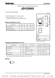 JDV2S06S datasheet pdf TOSHIBA