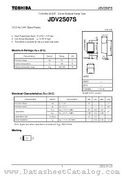 JDV2S07S datasheet pdf TOSHIBA