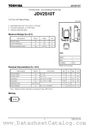 JDV2S10T datasheet pdf TOSHIBA