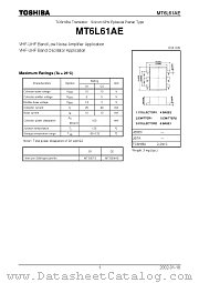 MT6L61AE datasheet pdf TOSHIBA