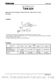 TAN-324 datasheet pdf TOSHIBA