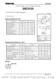2SC3125 datasheet pdf TOSHIBA