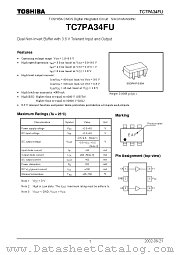 TC7PA34FU datasheet pdf TOSHIBA