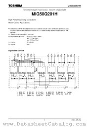 MIG50Q201H datasheet pdf TOSHIBA