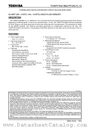 TC58FVB641FT-70 datasheet pdf TOSHIBA