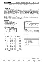 TC554001ATRI-70 datasheet pdf TOSHIBA