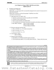 TMP91CW11F datasheet pdf TOSHIBA