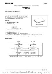 T6B36 datasheet pdf TOSHIBA