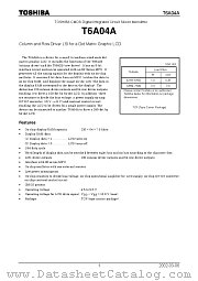 T6A04A datasheet pdf TOSHIBA