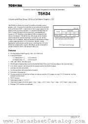 T6K04 datasheet pdf TOSHIBA