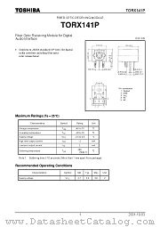 TORX141P datasheet pdf TOSHIBA