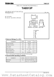 TA8513P datasheet pdf TOSHIBA